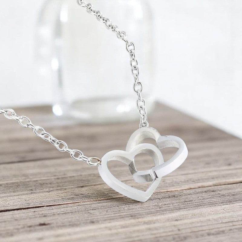 Collier deux cœur