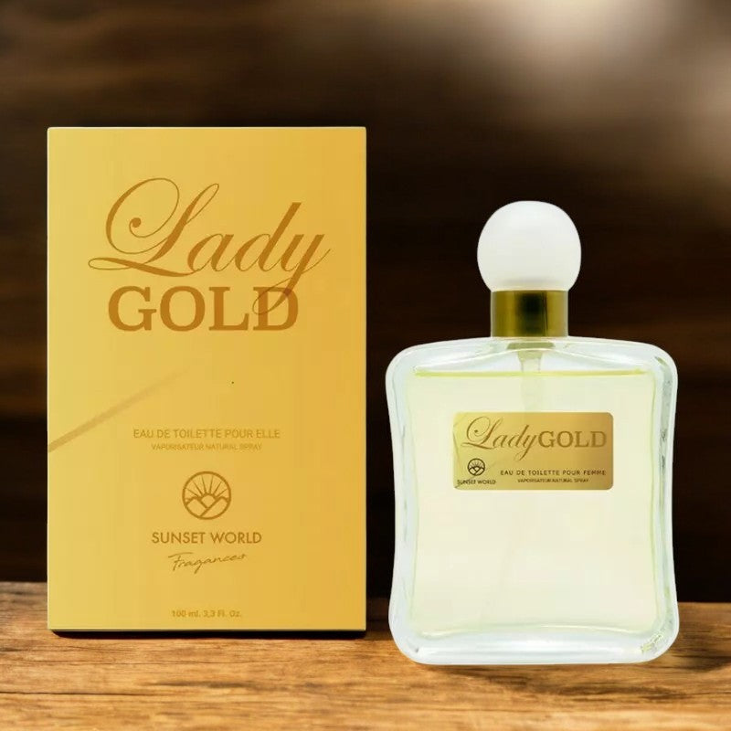 Eau de toilette Lady Gold pour femme