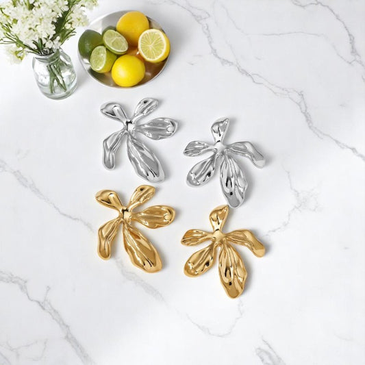 Boucle d'oreille fleur